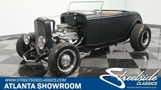 classic vintage chrome fomoco highboy roadster 350 v8 auto trans black 1932 Ford Other Roadster