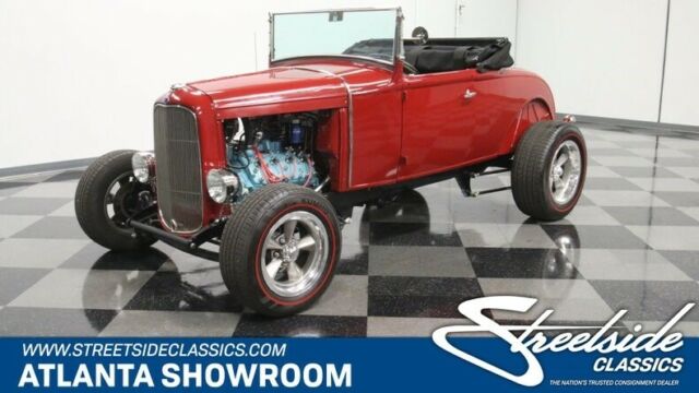 classic vintage chrome fomoco model a roadster flathead v8 manual trans red 1931 Ford Model A Roadster