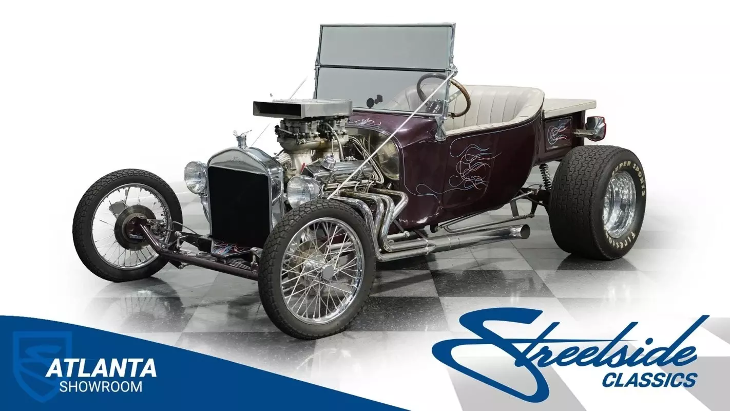 classic vintage chrome fomoco t-bucket 327 v8 manual transmission 1923 Ford T-Bucket