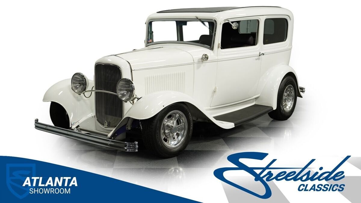 classic vintage chrome fomoco tudor restomod 350 v8 auto transmission 1932 Ford Tudor Restomod