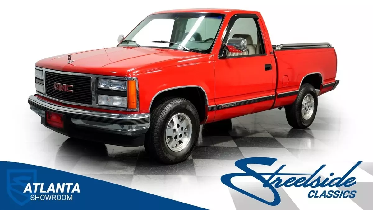 classic vintage chrome gmc sierra 1500 5.7 liter v8 auto transmission 1993 GMC Sierra 1500 1500 SLE