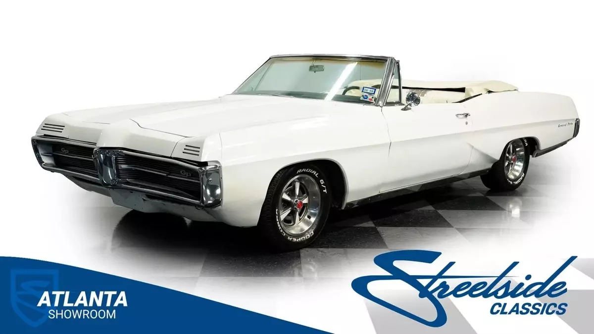 classic vintage chrome grand prix convertible 400 v8 auto transmission 1967 Pontiac Grand Prix Convertible