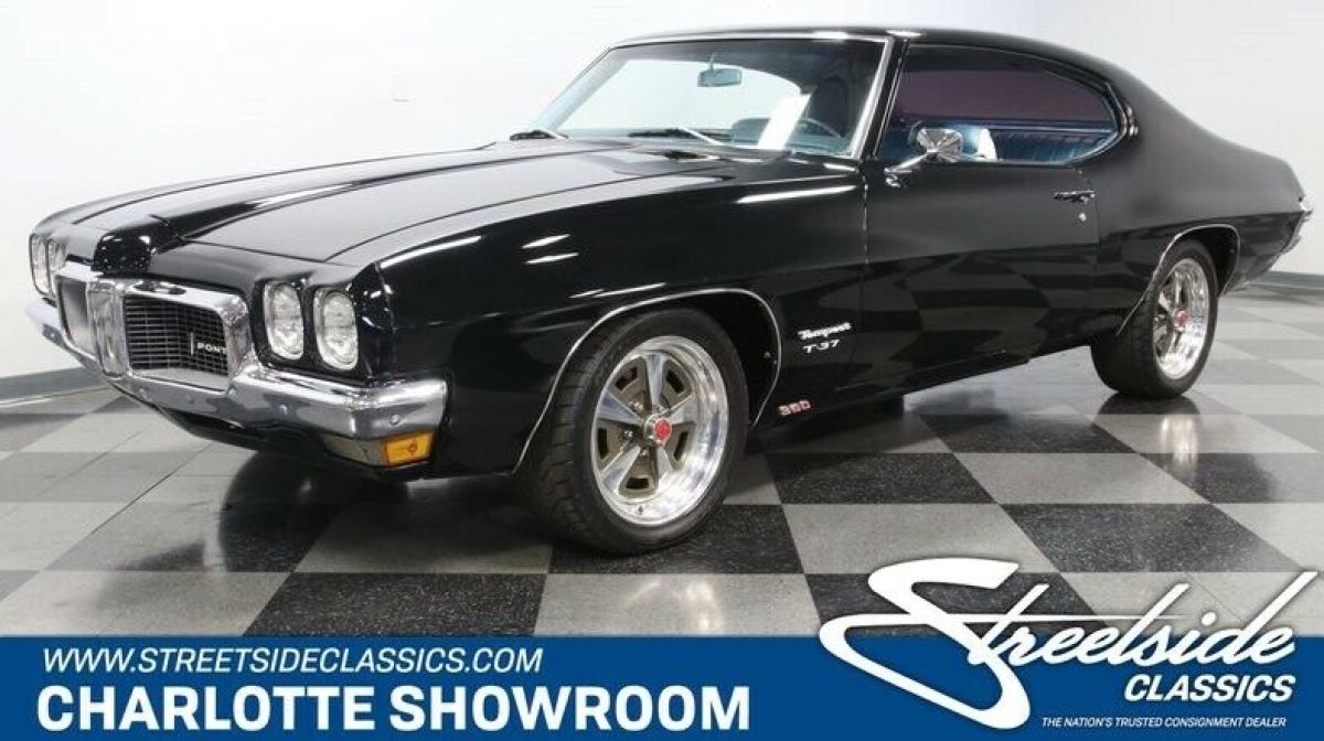 classic vintage chrome hardtop PMD vinyl interior muscle car 1970 Pontiac Tempest T-37