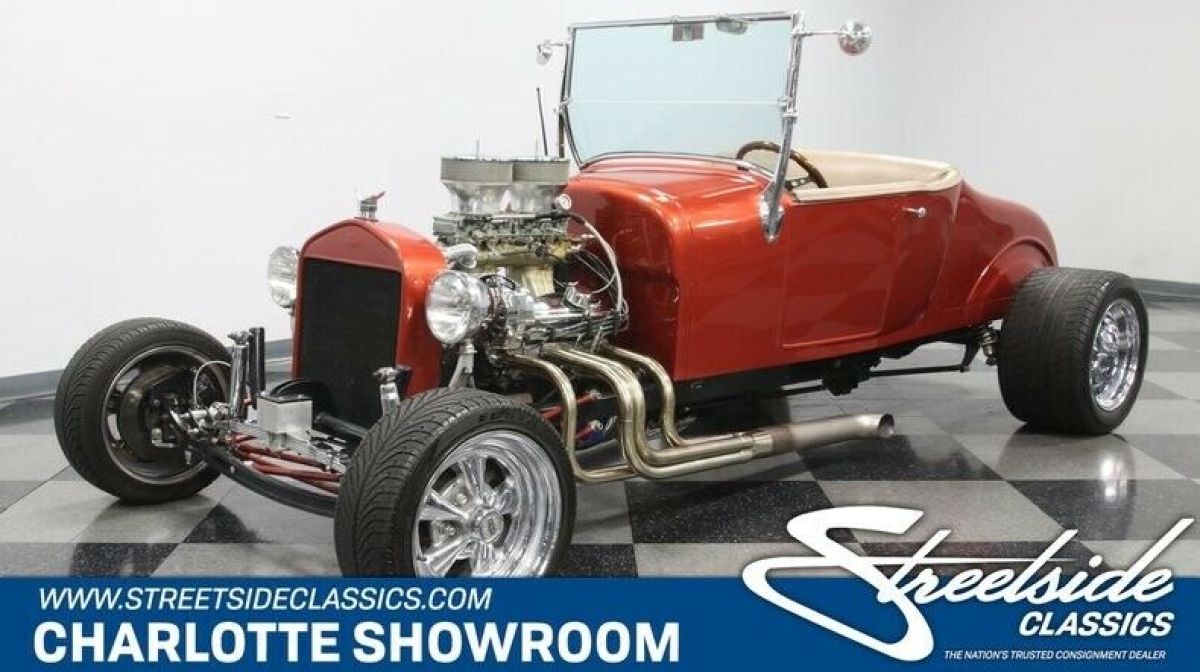 classic vintage chrome hot rod Cragar Grant Holley headers 1927 Ford T-Bucket