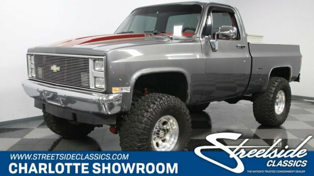 classic vintage chrome lift kit all terrain tires Mickey Thompson FlowMaster sbc 1987 Chevrolet Other Pickups 4x4 Custom Deluxe