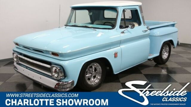 classic vintage chrome lowered Cragar air conditioning chevy stroker sbc 1964 Chevrolet C-10 Custom