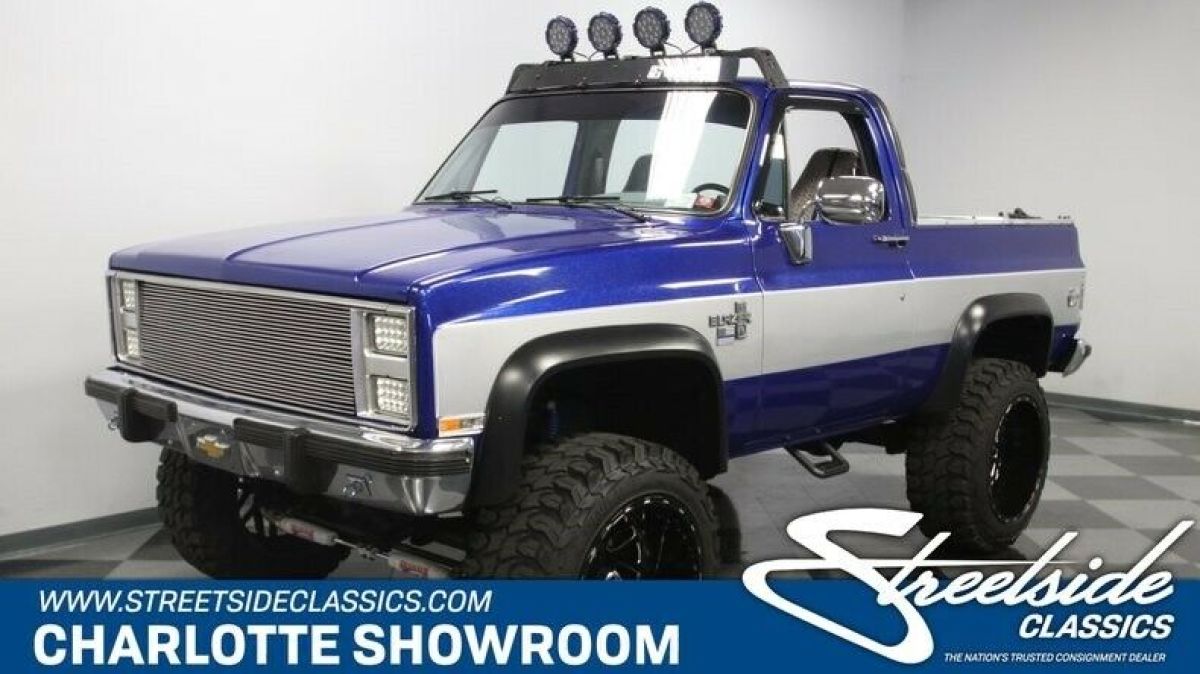 classic vintage chrome ls swap 4 wheel drive soft hard top 2 tone chevy 1989 Chevrolet Blazer K5 4x4 Restomod