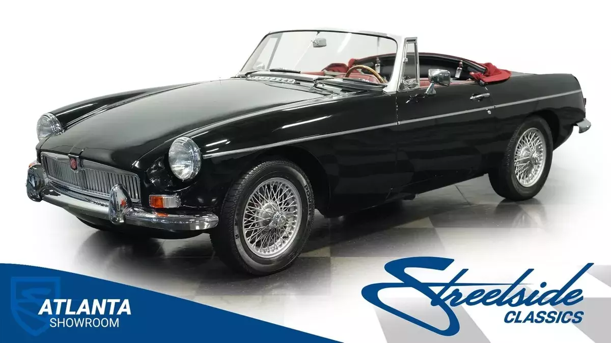 classic vintage chrome mgb roadster 1798cc manual transmission 1967 MG MGB Roadster