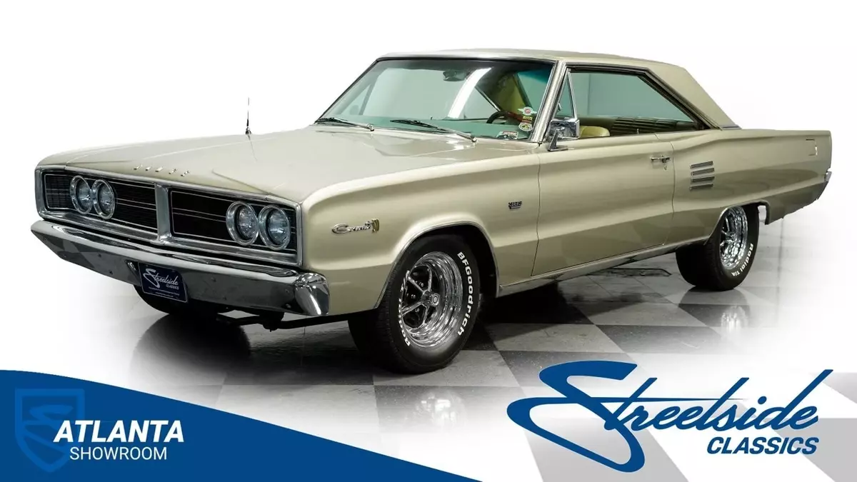 classic vintage chrome mopar 361 v8 auto transmission coronet 1966 Dodge Coronet 500