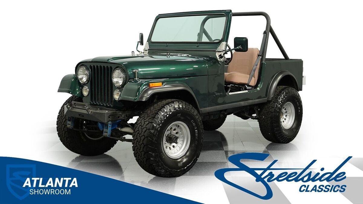 classic vintage chrome mopar cj7 4.2 liter inline 6 manual transmission 1984 Jeep CJ