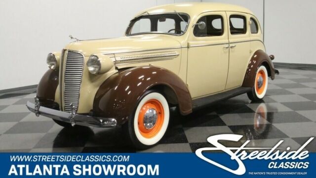 classic vintage chrome mopar d5 217 flathead inline 6 manual transmission tan 1937 Dodge D5 --
