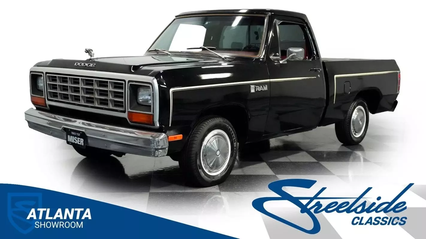 classic vintage chrome mopar pickup d150 miser 225 slant 6 manual transmission 1983 Dodge D150 YS2 Miser