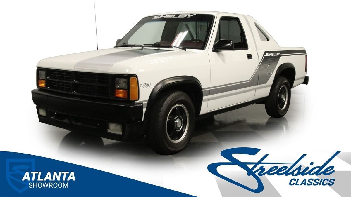 classic vintage chrome mopar shelby 5.2 liter v8 auto transmission 1989 Dodge Dakota Shelby