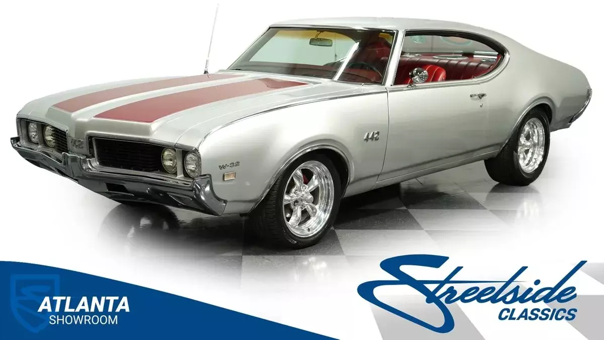 classic vintage chrome olds cutlass 442 454 big block auto transmission 1969 Oldsmobile Cutlass 442