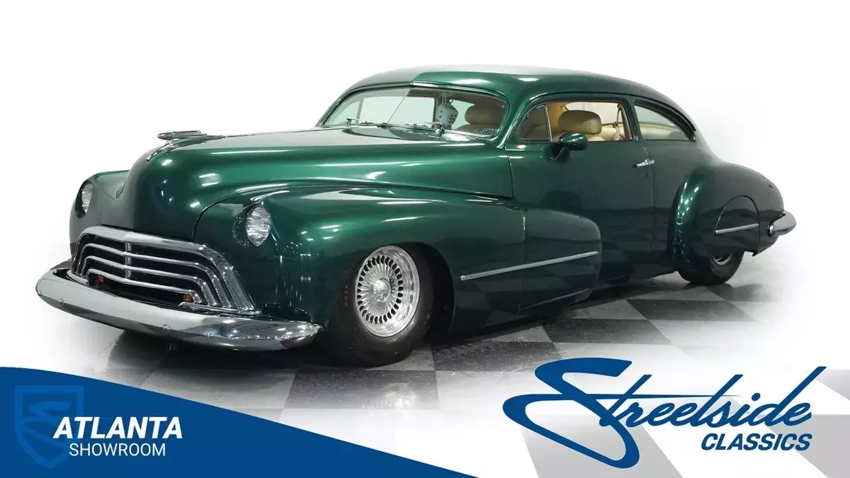 classic vintage chrome olds dynamic cruiser 502 v8 big block auto trans 1946 Oldsmobile Dynamic Cruiser 502 Restomod
