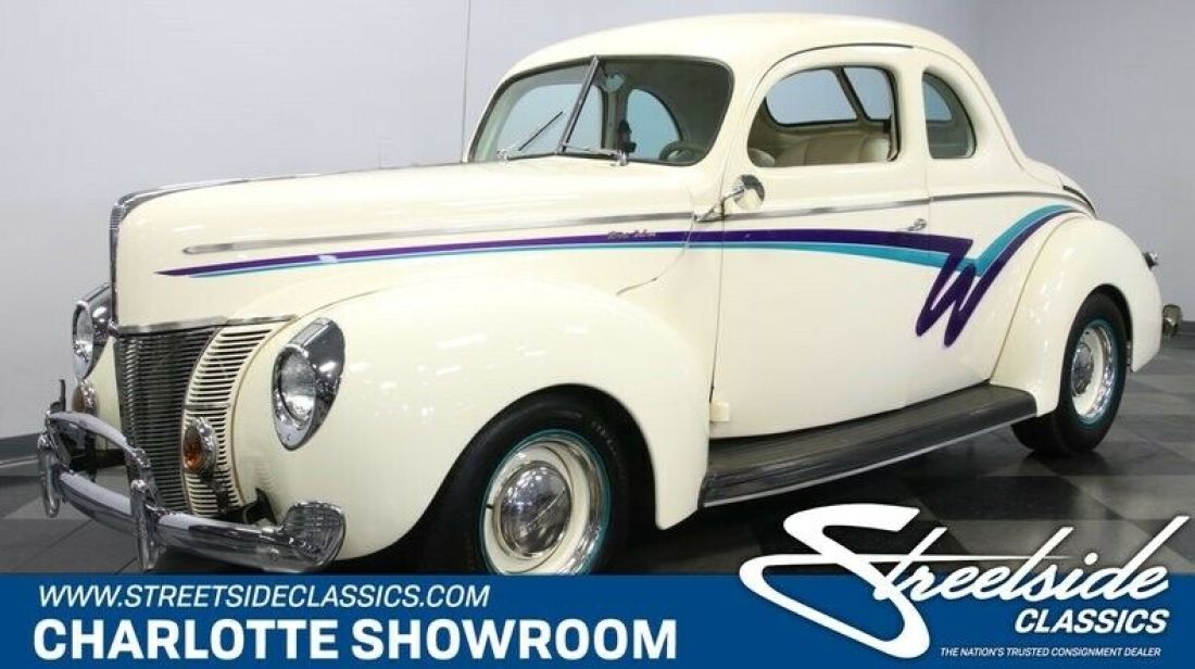 classic vintage chrome rack and pinion custom chassis VDO Kenwood 1940 Ford Other Streetrod