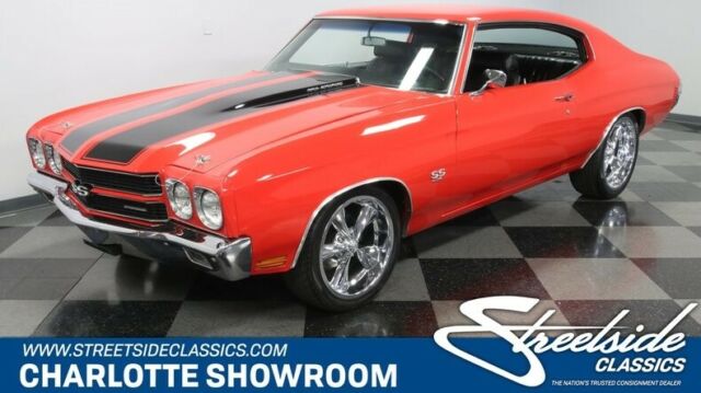 classic vintage chrome restored bbc air conditioning chevy black vinyl 1970 Chevrolet Chevelle SS 454 Tribute