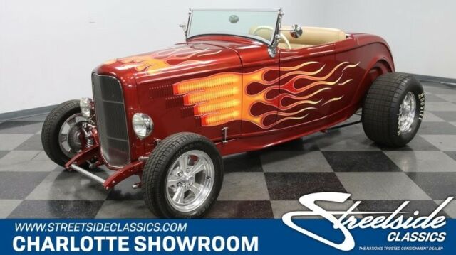 classic vintage chrome restored flame paint Hoosier Holley MSD Auto Meter 1932 Ford Other --