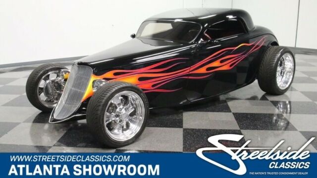 classic vintage chrome roadster streetrod speedstar fomoco V8 auto transmission 1933 Ford Speedstar --