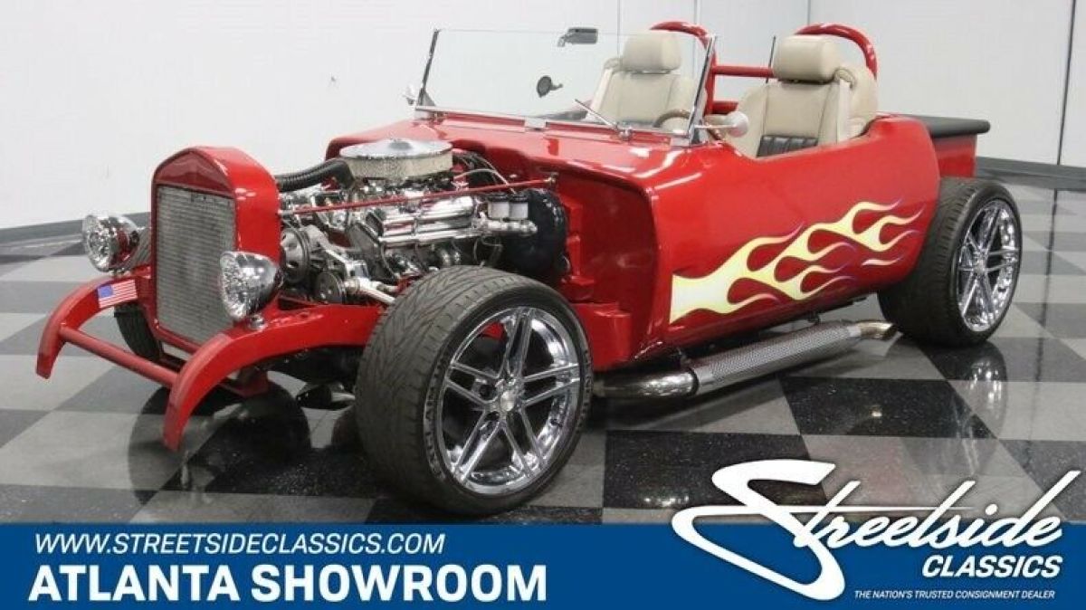 classic vintage chrome roadster vette c4 350 v8 auto transmission flames red 1986 Chevrolet Corvette Roadster