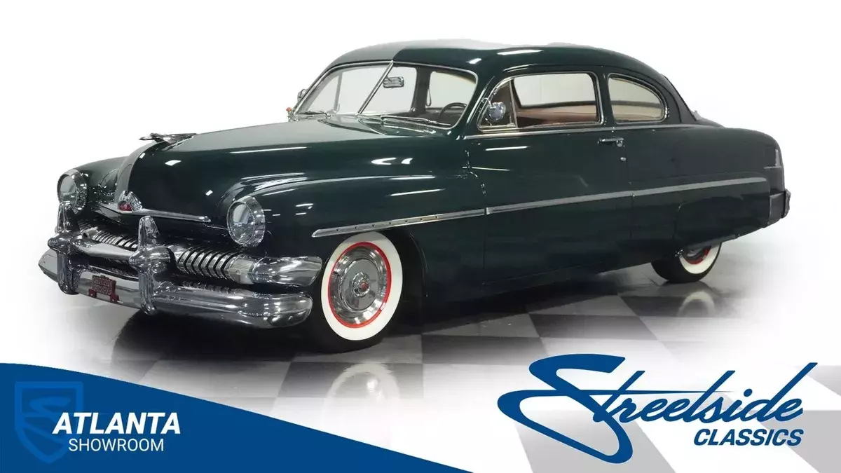 classic vintage chrome sport coupe 255 flat head v8 manual transmission 1951 Mercury Sport Coupe