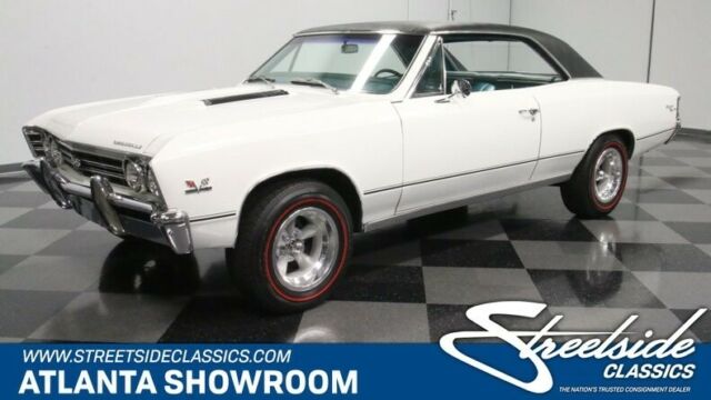 classic vintage chrome ss 138 code 396 auto trans white big block 1967 Chevrolet Chevelle SS 396