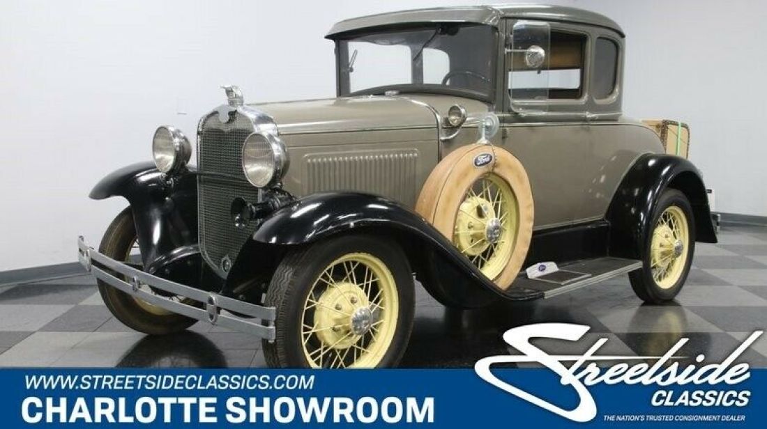 classic vintage chrome survivor pre war antique FoMoCo Coupe rumble seat 1930 Ford Model A