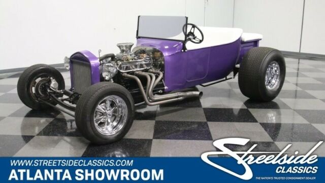 classic vintage chrome t bucket mopar 318 v8 auto transmission purple 1926 Ford T-Bucket --