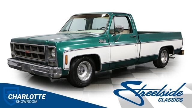 classic vintage chrome truck lowered automatic transmission 2 tone patina 1979 GMC C15