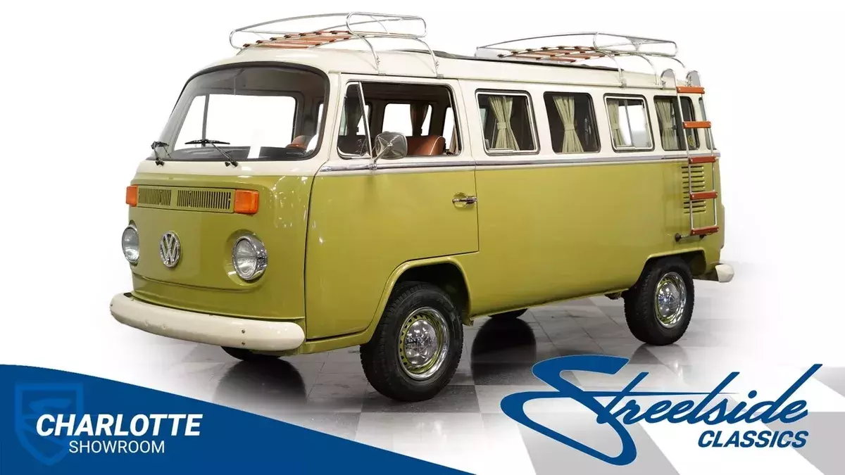classic vintage chrome VW multi person vehicle adventure ride camping overlandin 1994 Volkswagen Bus/Vanagon 13 Window Camper Van