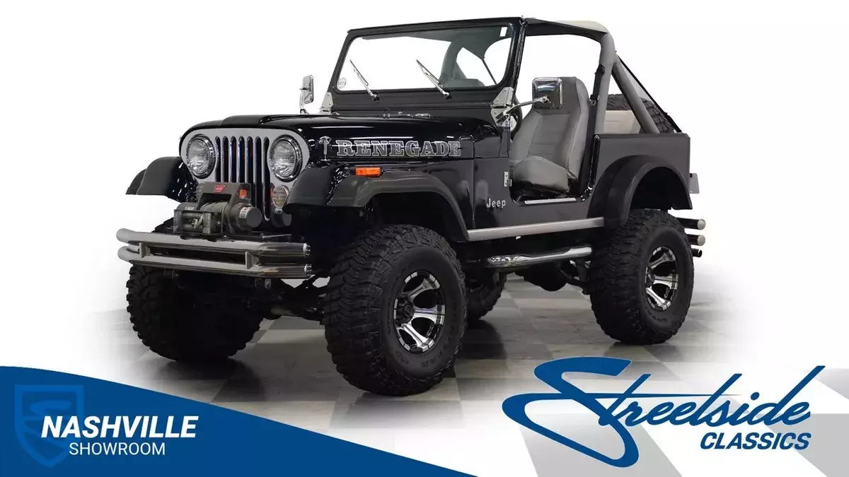 Classic vintage CJ-7 four speed manual 258 inline 6 1982 Jeep CJ Renegade
