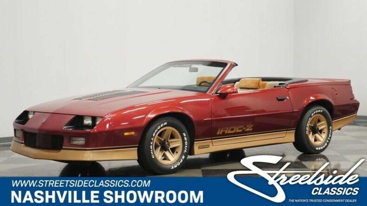 Classic vintage convertible Camaro 1988 Chevrolet Camaro