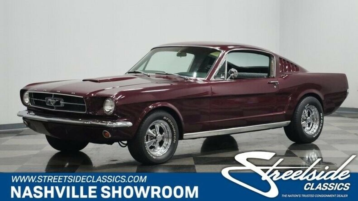 Classic vintage Fastback Mustang 302 motor power steering and disc brakes 1965 Ford Mustang