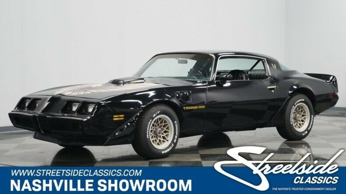 Classic vintage Firebird Trans Am Starlight Black 1979 Pontiac Firebird Trans Am