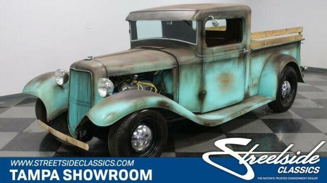 classic vintage fomoco patina teal saddle cross stitch stake side polished 1934 Ford Other Pickups Streetrod