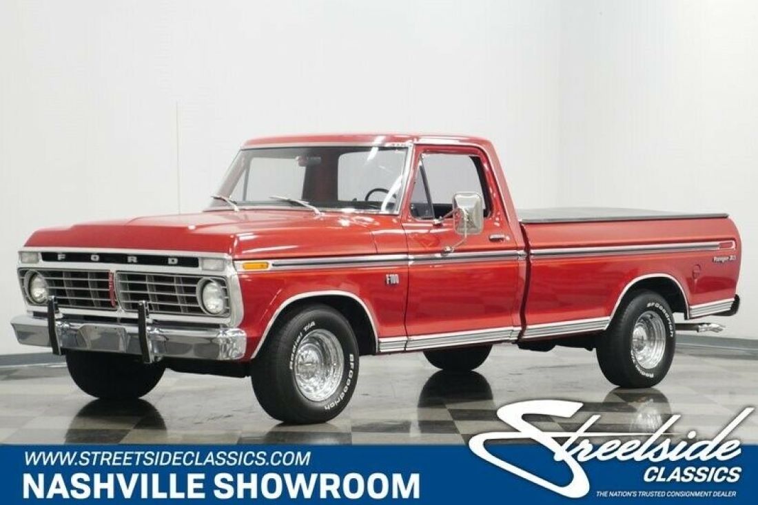 Classic vintage Ford F100 pickup 390 motor 1973 Ford F-100 Ranger XLT