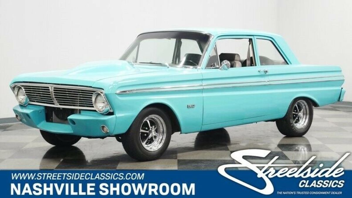 Classic vintage fuel inject 5.0L motor four speed manual 1965 Ford Falcon Restomod