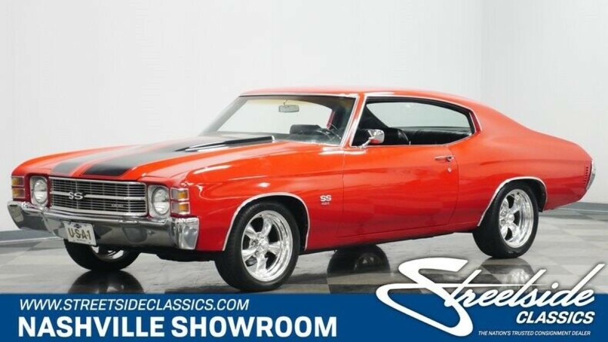 Classic vintage fuel injected Chevelle 1971 Chevrolet Chevelle SS Tribute Restomod