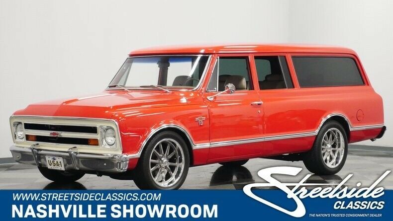 Classic vintage fuel injected Chevy Suburban 1967 Chevrolet Suburban Restomod