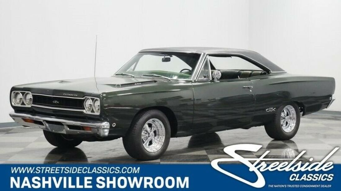 Classic vintage GTX MOPAR numbers matching 440 1968 Plymouth GTX