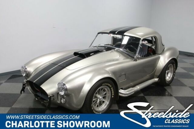 classic vintage high performance roush silver black hardtop mkiii track 1965 Shelby Cobra Superformance