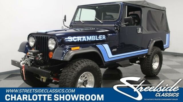 classic vintage ls swap AMC soft top winch Corbeau American Racing Auto Meter 1981 Jeep CJ Scrambler LS3 Restomod
