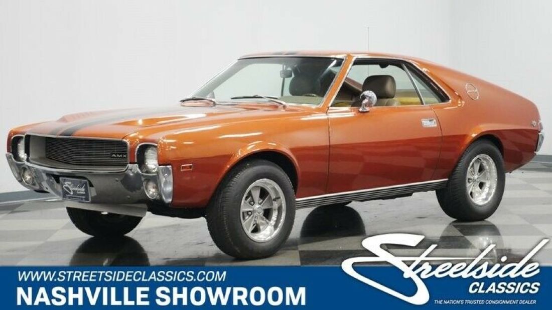 Classic vintage muscle car 4 speed manual 1969 AMC AMX