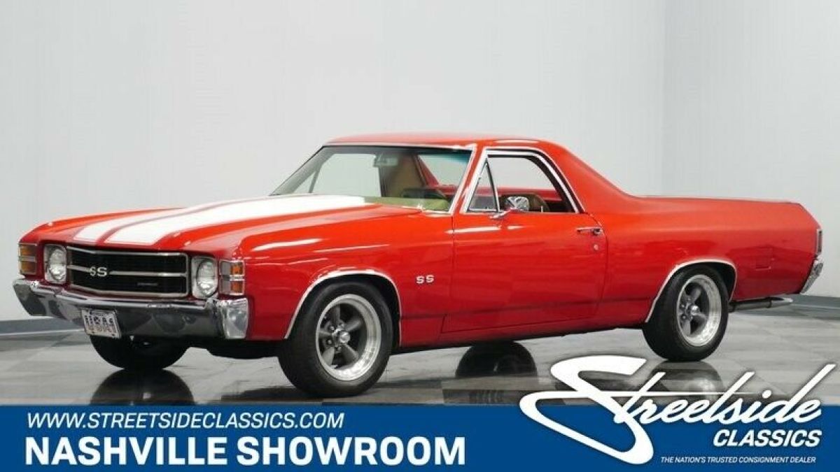 Classic vintage muscle car pickup big block Chevy 1971 Chevrolet El Camino