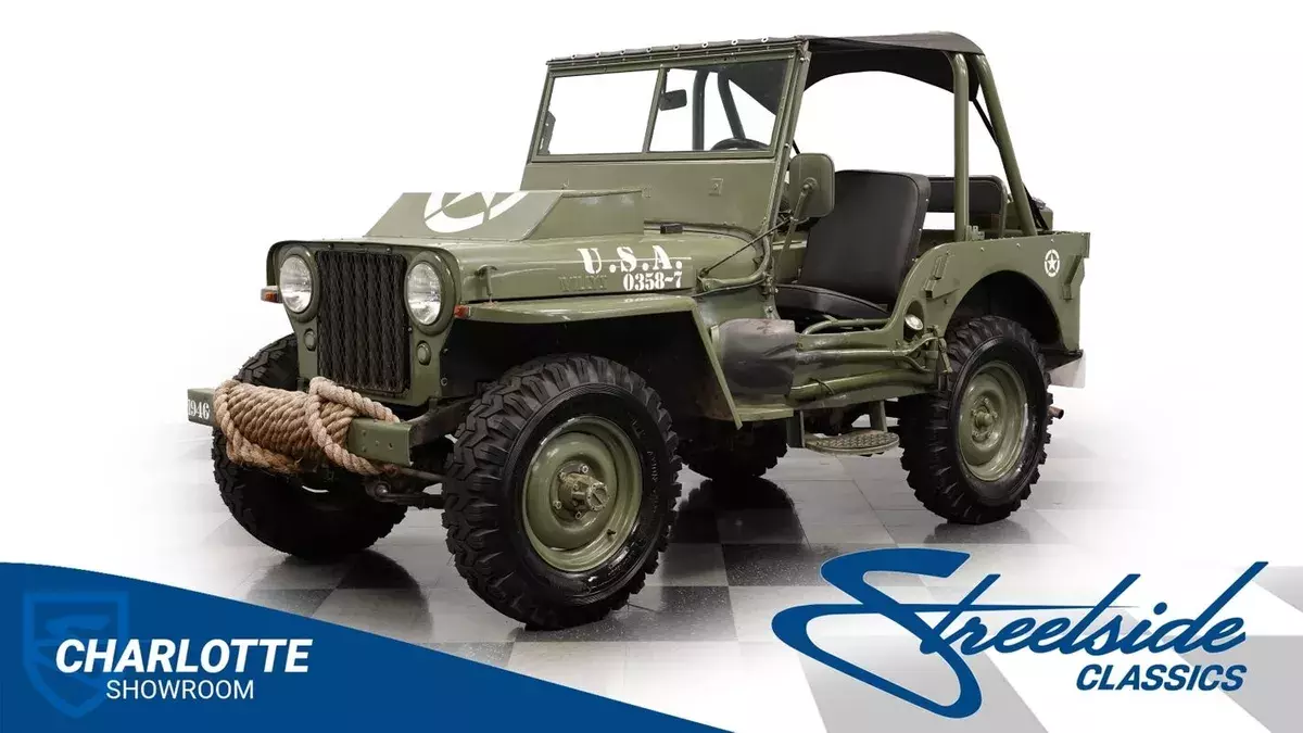 classic vintage off road 4wd wheel drive utilitarian 1946 Jeep Willys