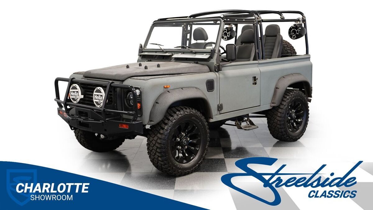 classic vintage off road grid rugged 4wd wheel drive ARB front bumper 1988 Land Rover Defender 90