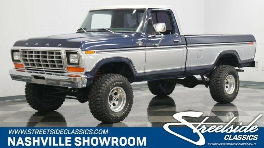 Classic vintage pickup truck four by four 4x4 1978 Ford F-150 Ranger 4X4