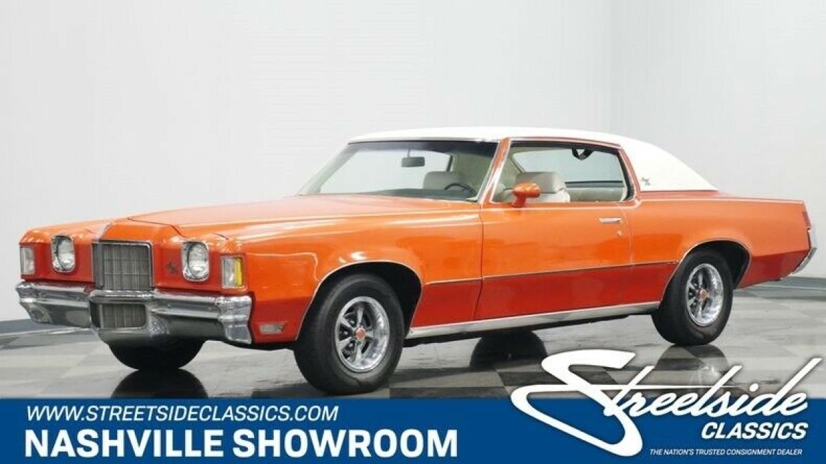 Classic vintage Pontiac muscle car factory buildsheet 1972 Pontiac Grand Prix Model J