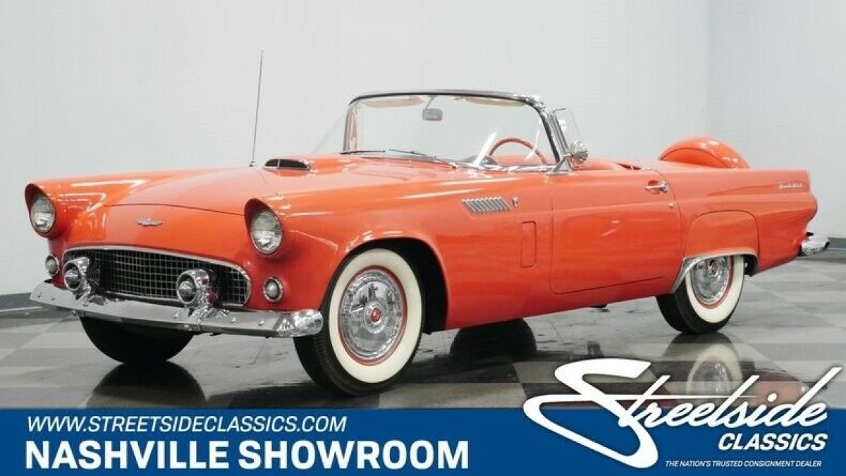 Classic vintage removable hardtop t-bird 1956 Ford Thunderbird