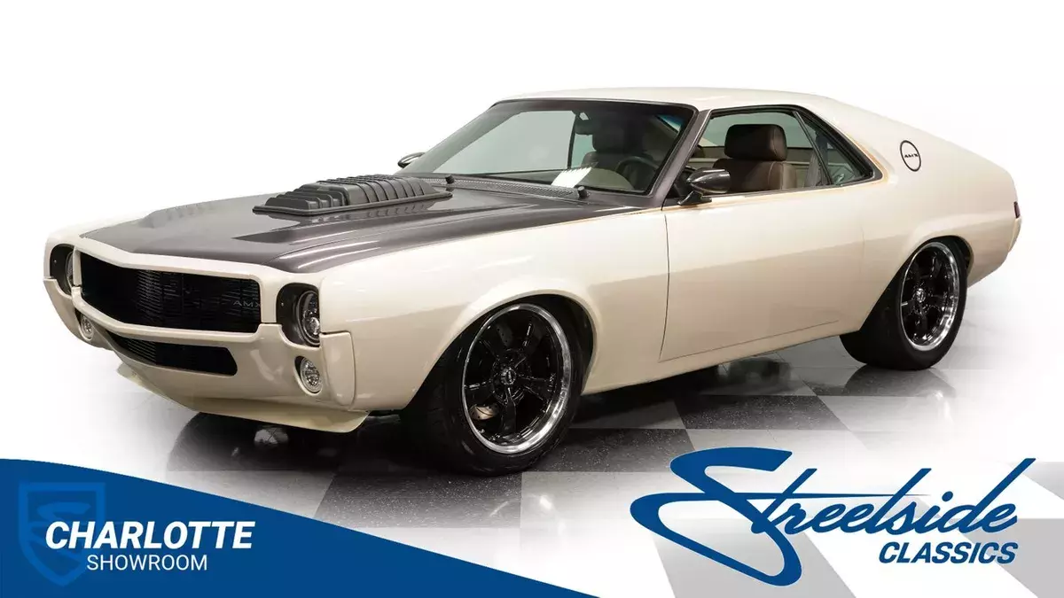 classic vintage restored custom automatic transmission American muscle sports ca 1969 AMC AMX Hellcat Powered Restomod